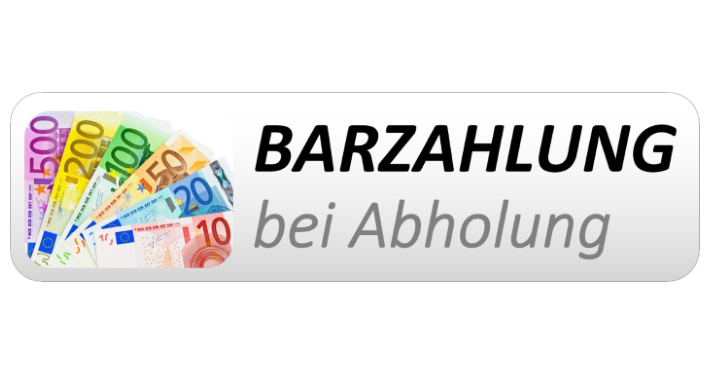 Barzahlung bei Abholung