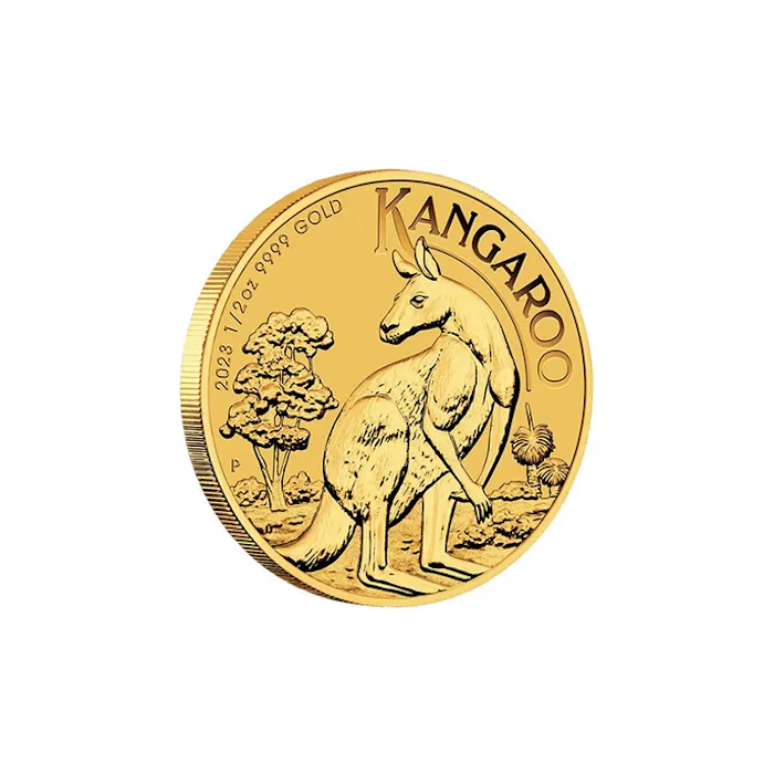 1-2 Unze Australian Kangaroo Goldmnze 2023 (AUS) a