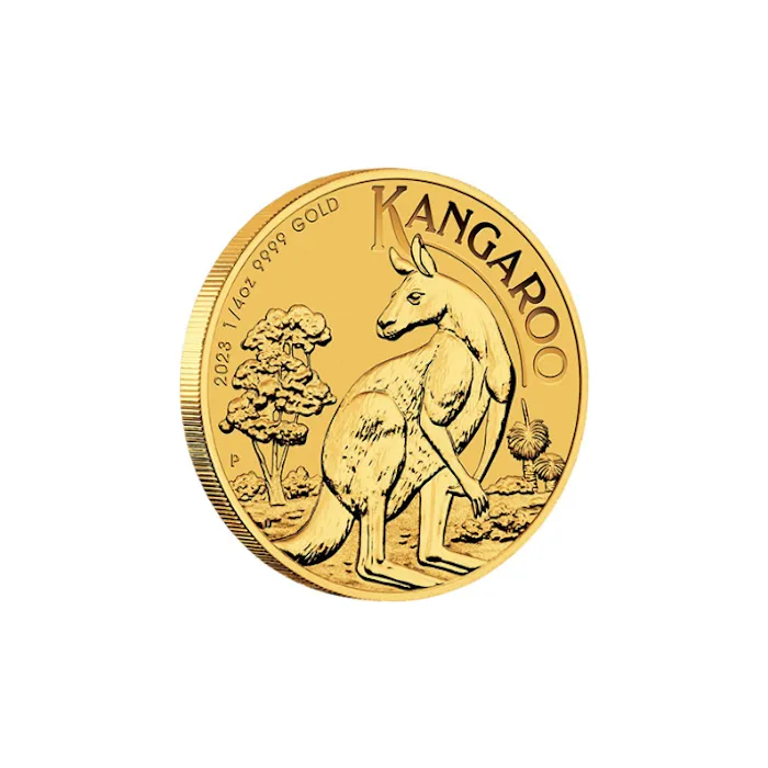 1-4 Unze Australian Kangaroo Goldmnze 2023 (AUS) a