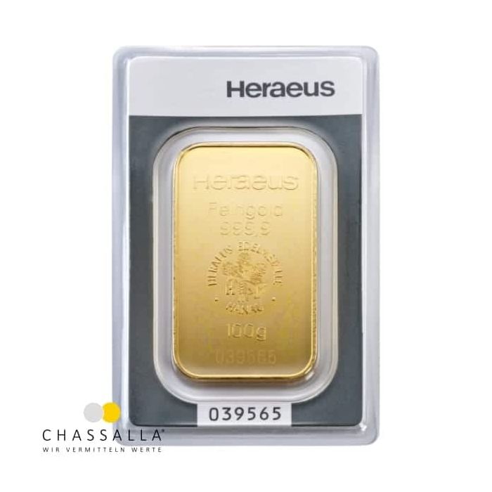 100g-Goldbarren-Heraeus-geprgt-F