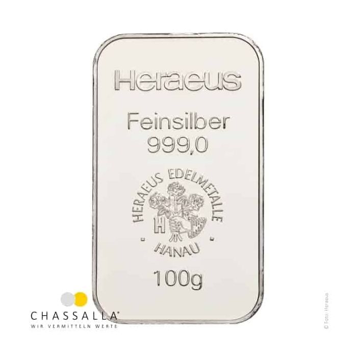 100g-Silberbarren-Heraeus