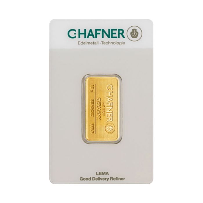 10 Gramm Goldbarren C.HAFNER