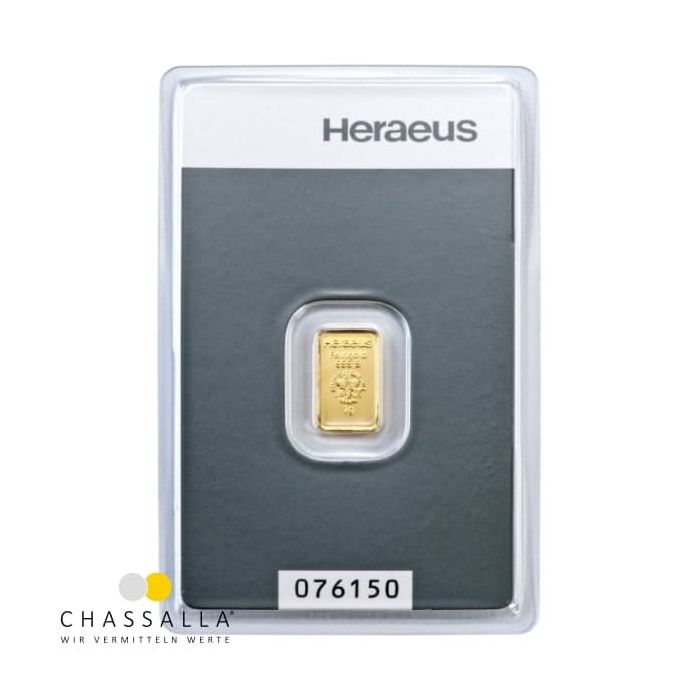 1g-Goldbarren-Heraeus-F