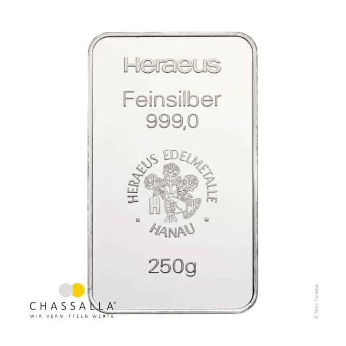 250g-Silberbarren-Heraeus