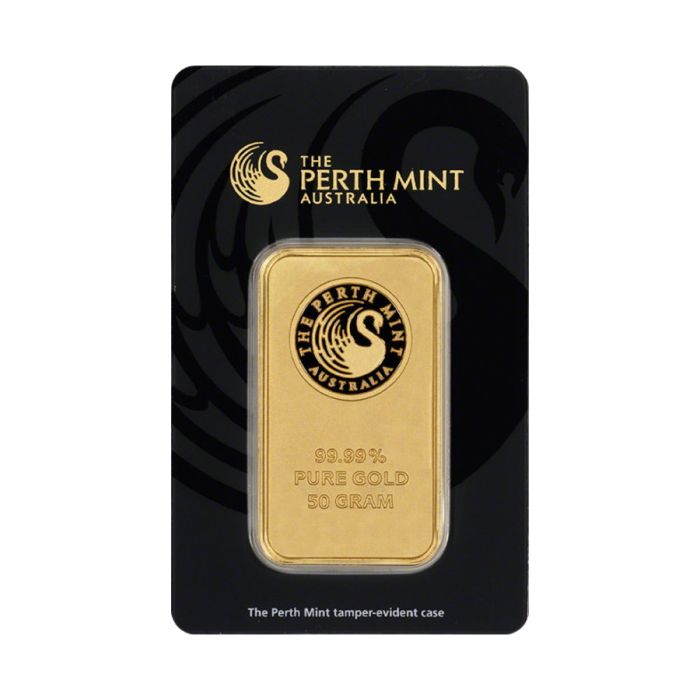 50 Gramm Goldbarren Perth Mint (Kangaroo)