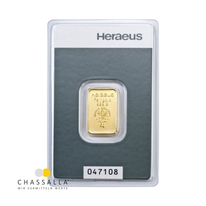 5g-Goldbarren-Heraeus-F