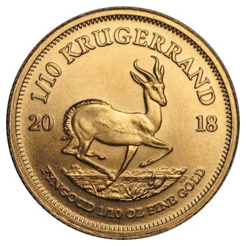 1/10 Unze Krügerrand Goldmünze (ZAF 2025)