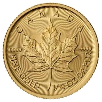 1/10 Unze Maple Leaf Goldmünze (CAN 2025)