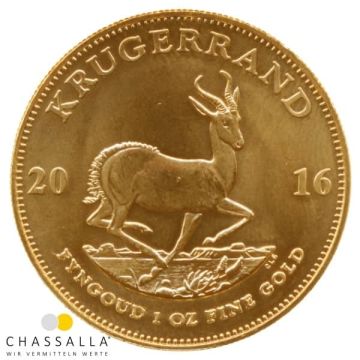 1 Unze Krügerrand Goldmünze (ZAF div.)