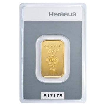 10 Gramm Kinebar® Goldbarren Heraeus