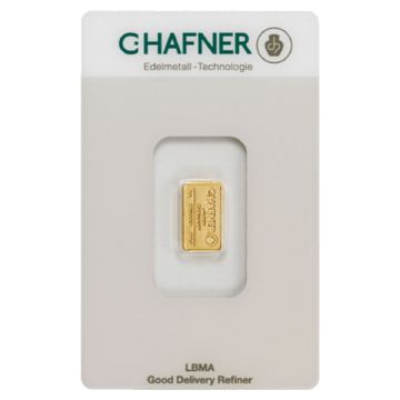 1 Gramm Goldbarren C.HAFNER