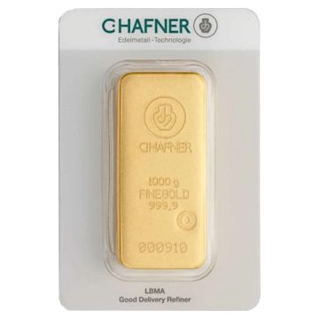 1 Kilogramm Goldbarren C.HAFNER