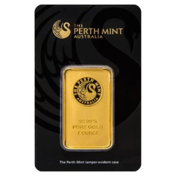 1 Unze (31,1 Gramm) Goldbarren Perth Mint