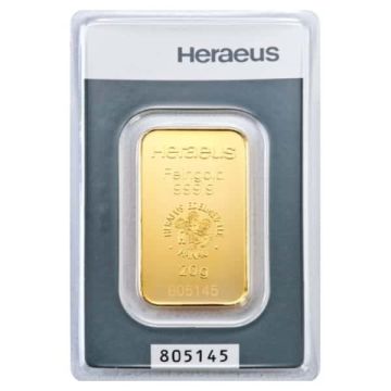 20 Gramm Kinebar® Goldbarren Heraeus