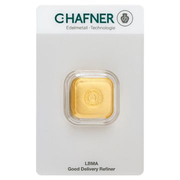 50 Gramm Goldbarren (gegossen) C.HAFNER